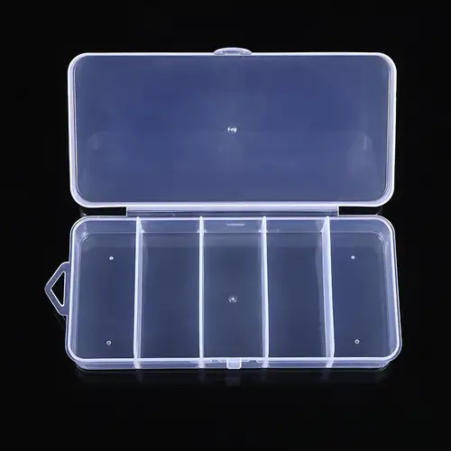 Compact Five-Compartment Box for Fishermen